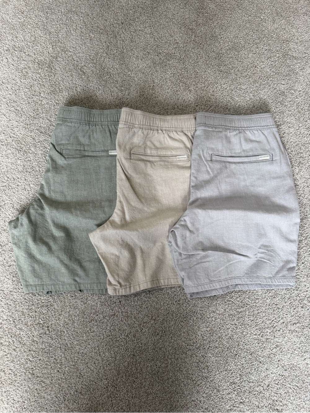 Hollister Canvas Shorts - Lot of 3